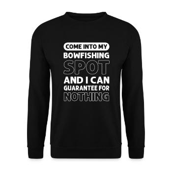 Fischer Bowhunter Fish Bowfishers Bowfishing - Sweat-shirt Unisexe - noir - Devant - Alina (178cm) & Michal (187cm)