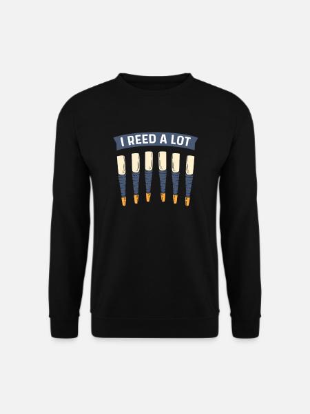 Ich Reed Viel. Schottland Stolz Dudelsackpfeifer - Unisex Pullover - Schwarz