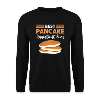 Meilleur assistant de crêpes jamais. - Sweat-shirt Unisexe - noir - Devant - Alina (178cm) & Michal (187cm)