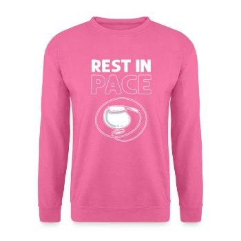 Repose en paix. Transplantation de pontage cardiaque - Sweat-shirt Unisexe - rose - Devant