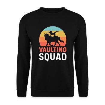 Rank sequad - Unisex Sweatshirt - black - Front - Alina (178cm) & Michal (187cm)