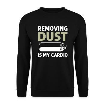 Körpermaler Entfernt Rost Ist Mein Cardio. - Unisex Pullover - Schwarz - Vorne - Alina (178cm) & Michal (187cm)