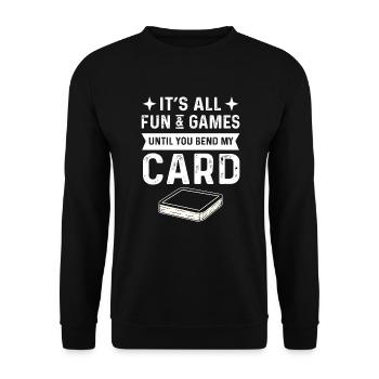 Es Macht Alles Spaß - Unisex Pullover - Schwarz - Vorne - Alina (178cm) & Michal (187cm)