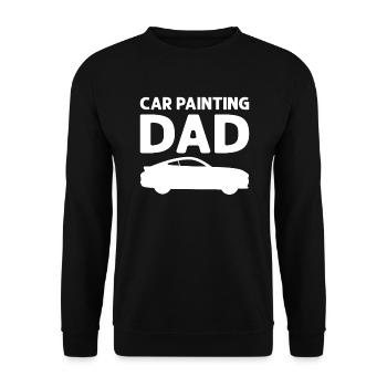 Peinture de voiture Papa Paint Repair Detailing - Sweat-shirt Unisexe - noir - Devant - Alina (178cm) & Michal (187cm)