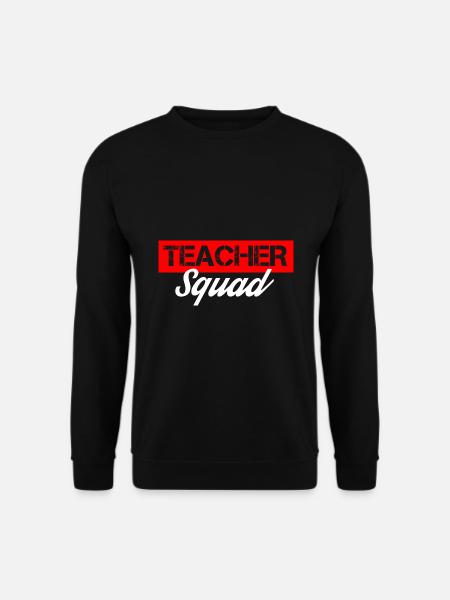 teacher squad - Unisex Pullover - Schwarz