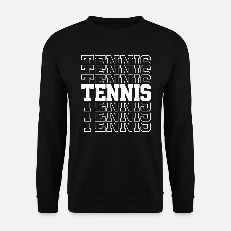 Tennis - Unisex Pullover - Schwarz