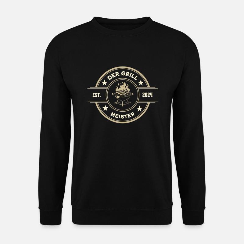 Le maître du gril - Sweat-shirt Unisexe - noir