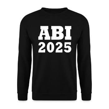 Abi 2025 - Unisex Pullover - Schwarz - Vorne - Alina (178cm) & Michal (187cm)