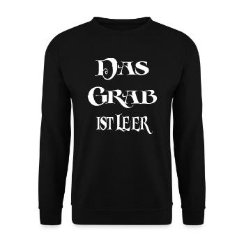 La tombe est vide - Sweat-shirt Unisexe - noir - Devant - Alina (178cm) & Michal (187cm)