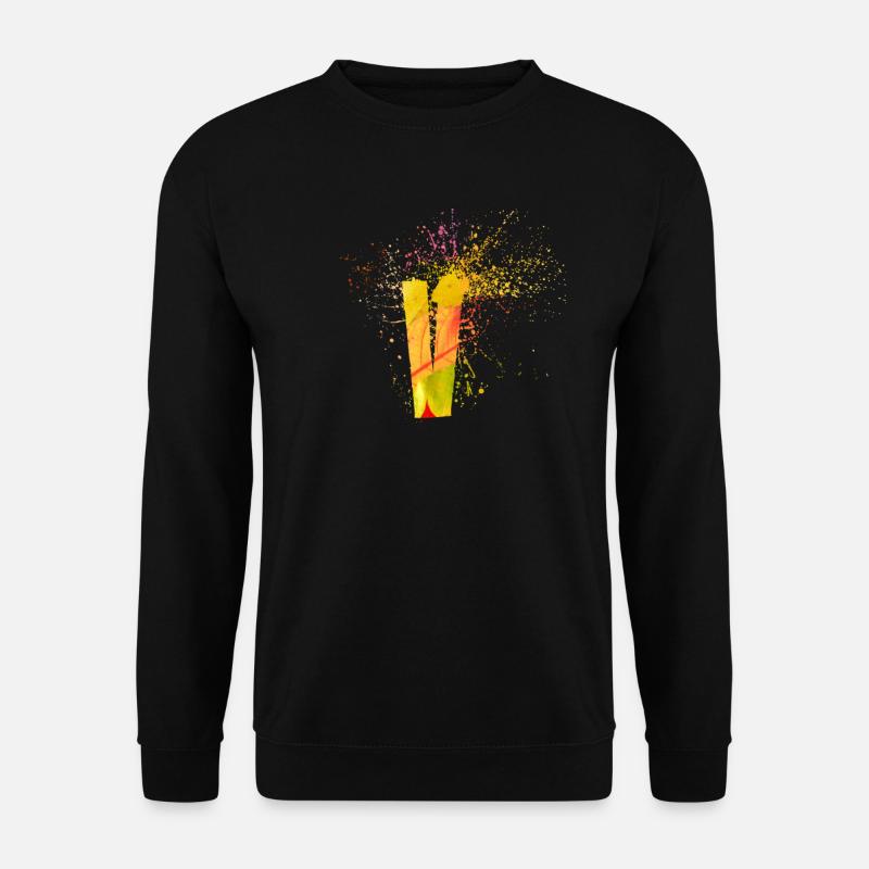 V - Unisex Pullover - Schwarz