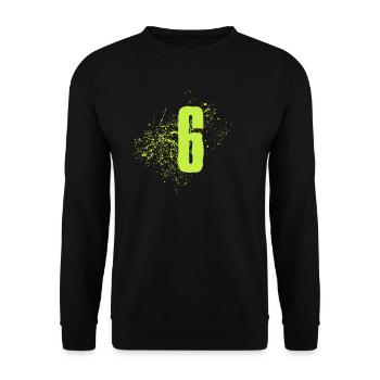 6 - Unisex Sweatshirt - black - Front - Alina (178cm) & Michal (187cm)