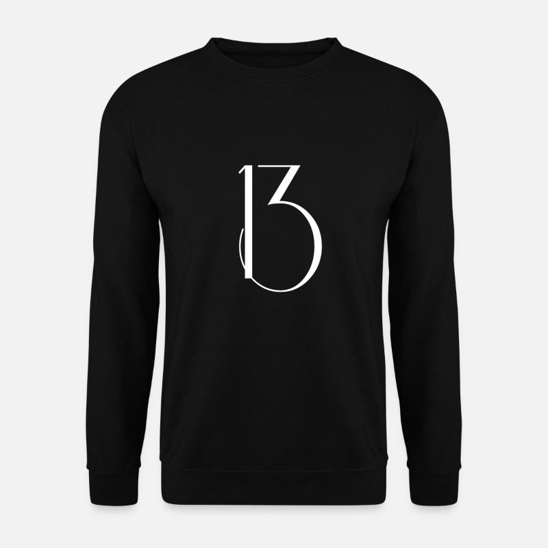 13,Dreizehn, 13 Jahre, 13 Geschenk - Unisex Pullover - Schwarz