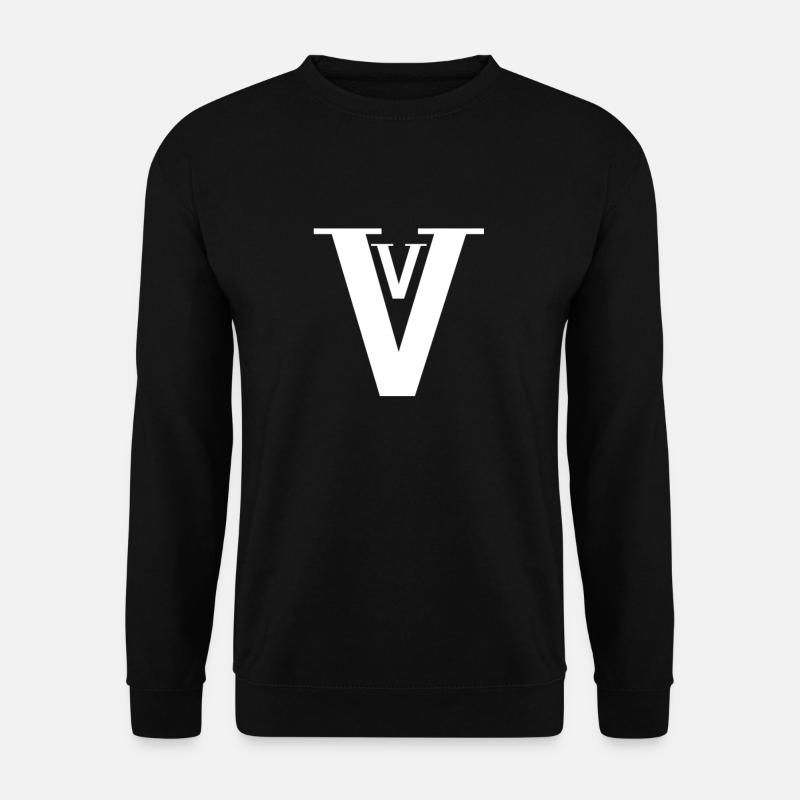 V - Unisex Sweatshirt - black