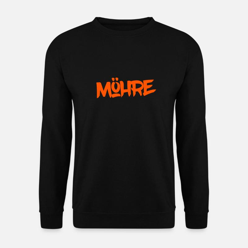 Möhre - Unisex Pullover - Schwarz