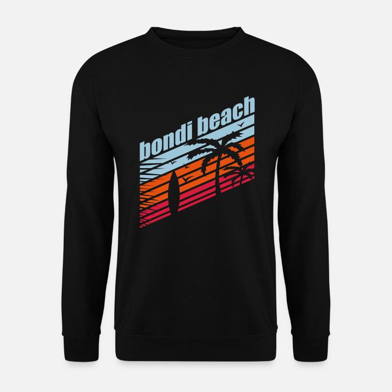 BONDI BEACH AUSTRALIEN - Unisex Pullover - Schwarz