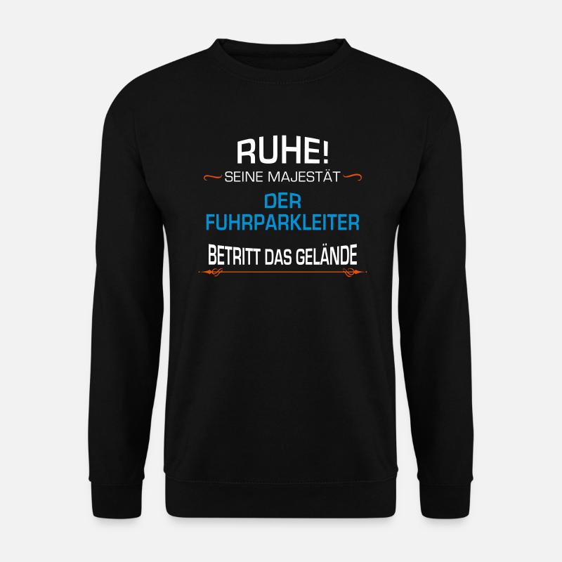 Fuhrparkleiter Beruf - Unisex Pullover - Schwarz