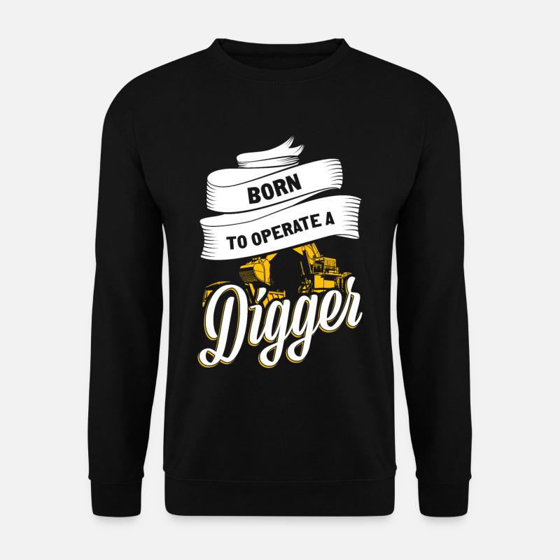 excavator - Unisex Sweatshirt - black