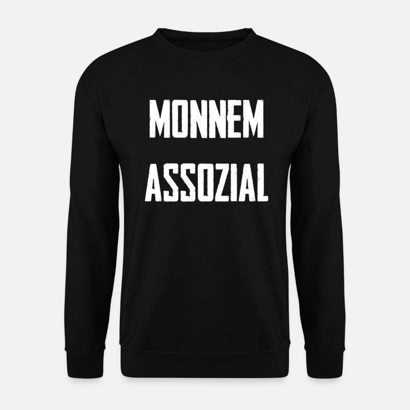 Monnem Associal - Unisex Sweatshirt - black