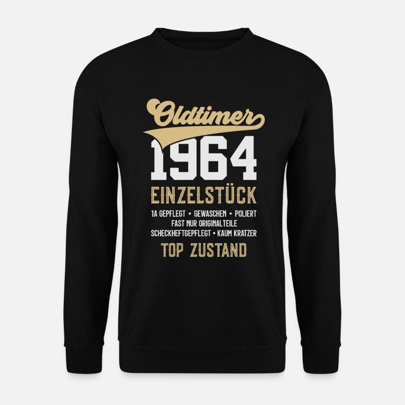 62. GEBURTSTAG OLDTIMER 1964 - Unisex Pullover - Schwarz