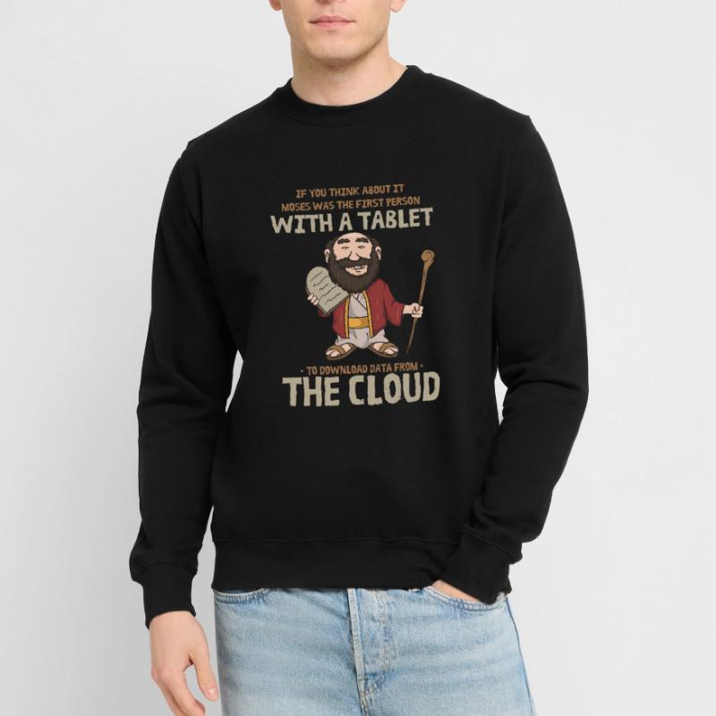 Moses Cloud Tablet Server Admin Tech Support Unisex Pullover