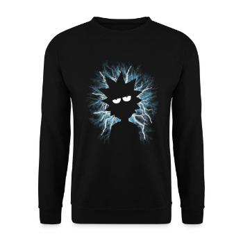 Rick and Morty Mad Scientist - Unisex Sweatshirt - black - Front - Alina (178cm) & Michal (187cm)
