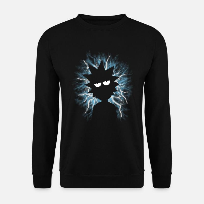 Rick And Morty Rick Elektrisch Geladen - Unisex Pullover - Schwarz