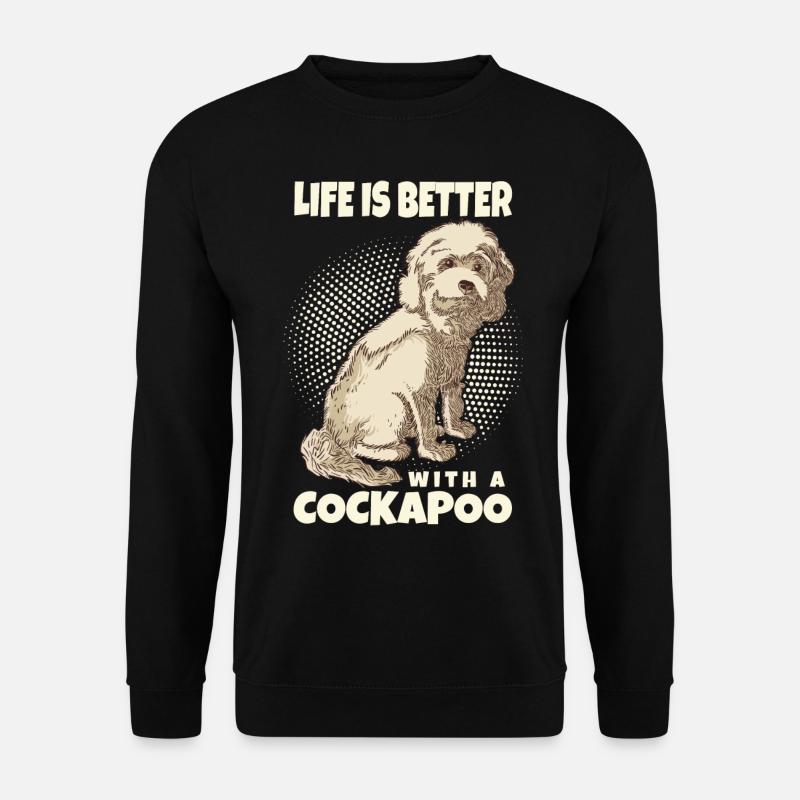 Cockapoo - Sweat-shirt Unisexe - noir