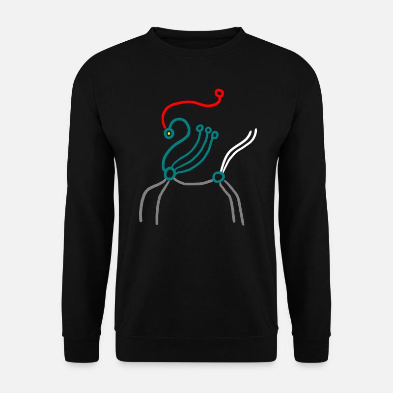 avatar de cheval - Sweat-shirt Unisexe - noir