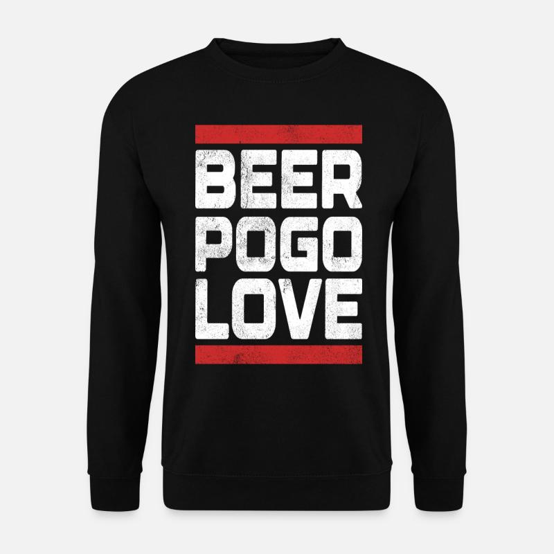Bier-Pogo-Liebe - Unisex Pullover - Schwarz