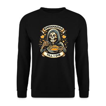 Empanadas - Cadeau parfait pour les gourmets - Sweat-shirt Unisexe - noir - Devant - Alina (178cm) & Michal (187cm)
