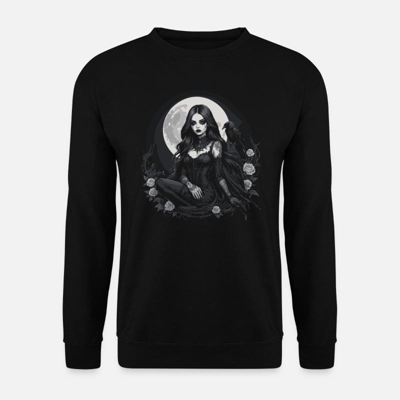 Conception Dark Wave - Sweat-shirt Unisexe - noir