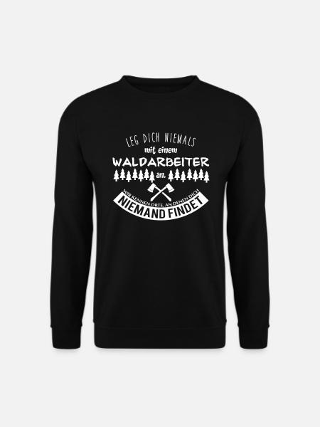 Waldarbeiter - Unisex Pullover - Schwarz
