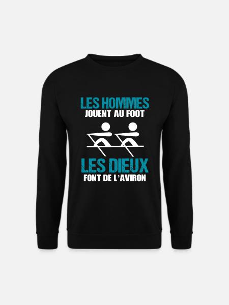 Aviron humour drôle rigolo - Sweat-shirt Unisexe - noir