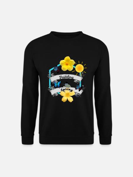 Frühling Spring - Unisex Pullover - Schwarz
