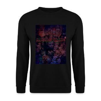 Illusions Collide: Carnival (Creepers Collection) - Unisex Sweatshirt - black - Front - Alina (178cm) & Michal (187cm)