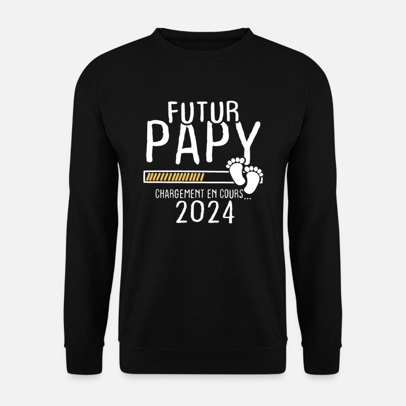 Futur Papy 2024 - Sweat-shirt Unisexe - noir