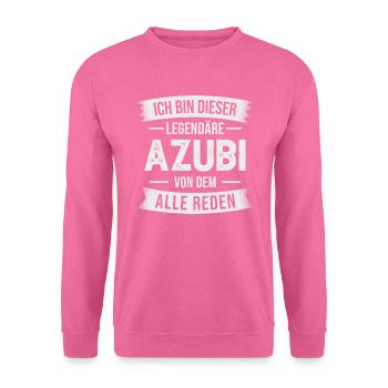 Azubi Auszubildender Lehrling Ausbildung - Unisex Pullover - Pink - Vorne