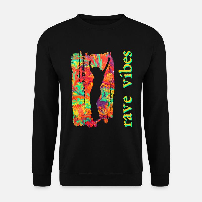 rave e 249 - Unisex Pullover - Schwarz