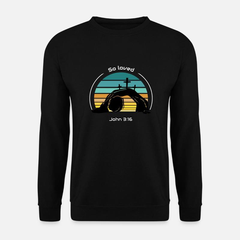 So geliebt - Unisex Pullover - Schwarz