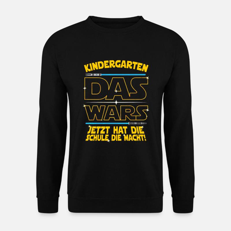 Kindergarten Das wars Schulkind Schule Macht - Unisex Pullover - Schwarz