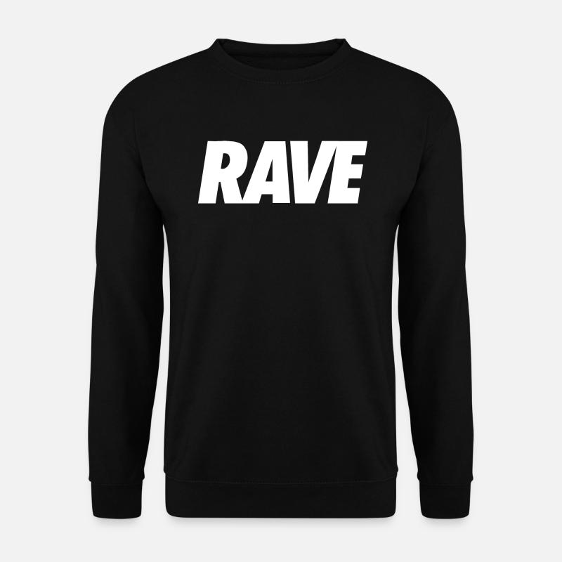 RAVE - Unisex Pullover - Schwarz