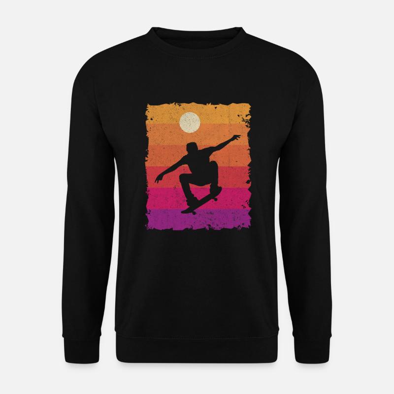Skateboarding Skateboard Tricks Skater - Unisex Sweatshirt - black