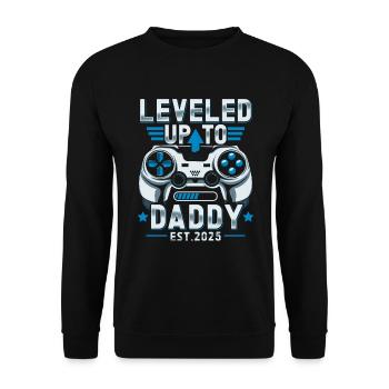 Promu papa en 2025 - Sweat-shirt Unisexe - noir - Devant - Alina (178cm) & Michal (187cm)