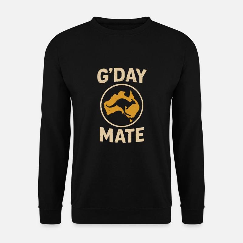 G’day mate – Salutation australienne - Sweat-shirt Unisexe - noir