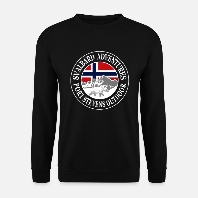 Svalbard - polar bear - Spitsbergen - polar bear - Unisex Sweatshirt - black