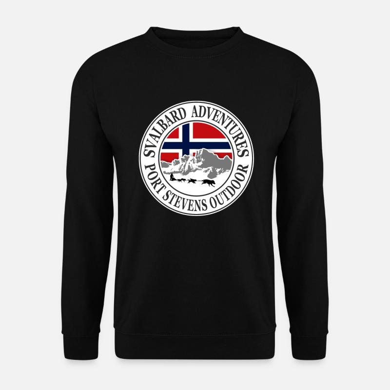 Spitzbergen - Svalbard - Huskies - Unisex Sweatshirt - black