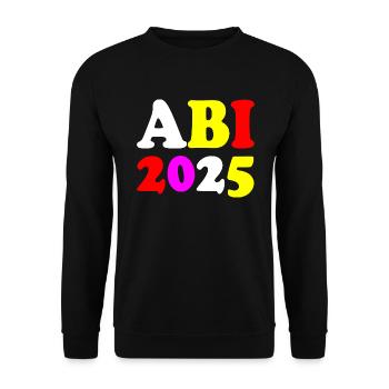 Abi 2025 - Unisex Pullover - Schwarz - Vorne - Alina (178cm) & Michal (187cm)
