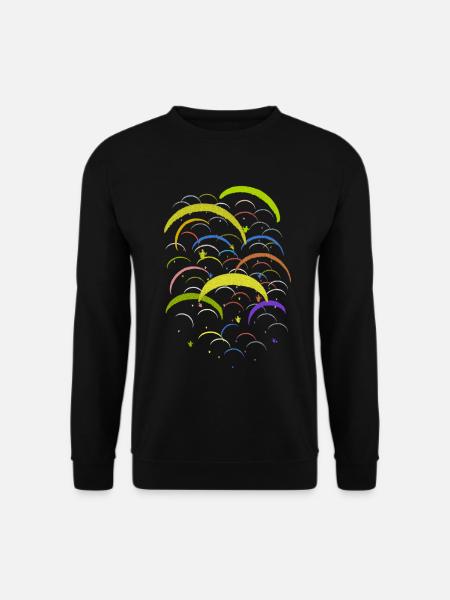 Cross paragleiten Gleitschirm paragliding - Unisex Pullover - Schwarz