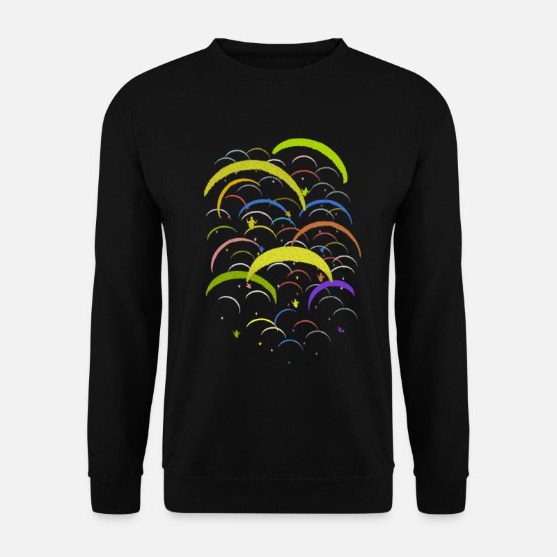 Cross paragliding paragliding - Unisex Sweatshirt - black