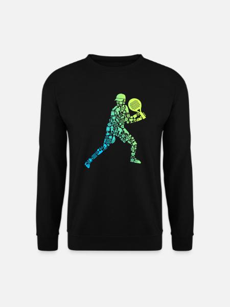 Padelspiller Padel tennisspiller Padel - Unisex sweater - sort